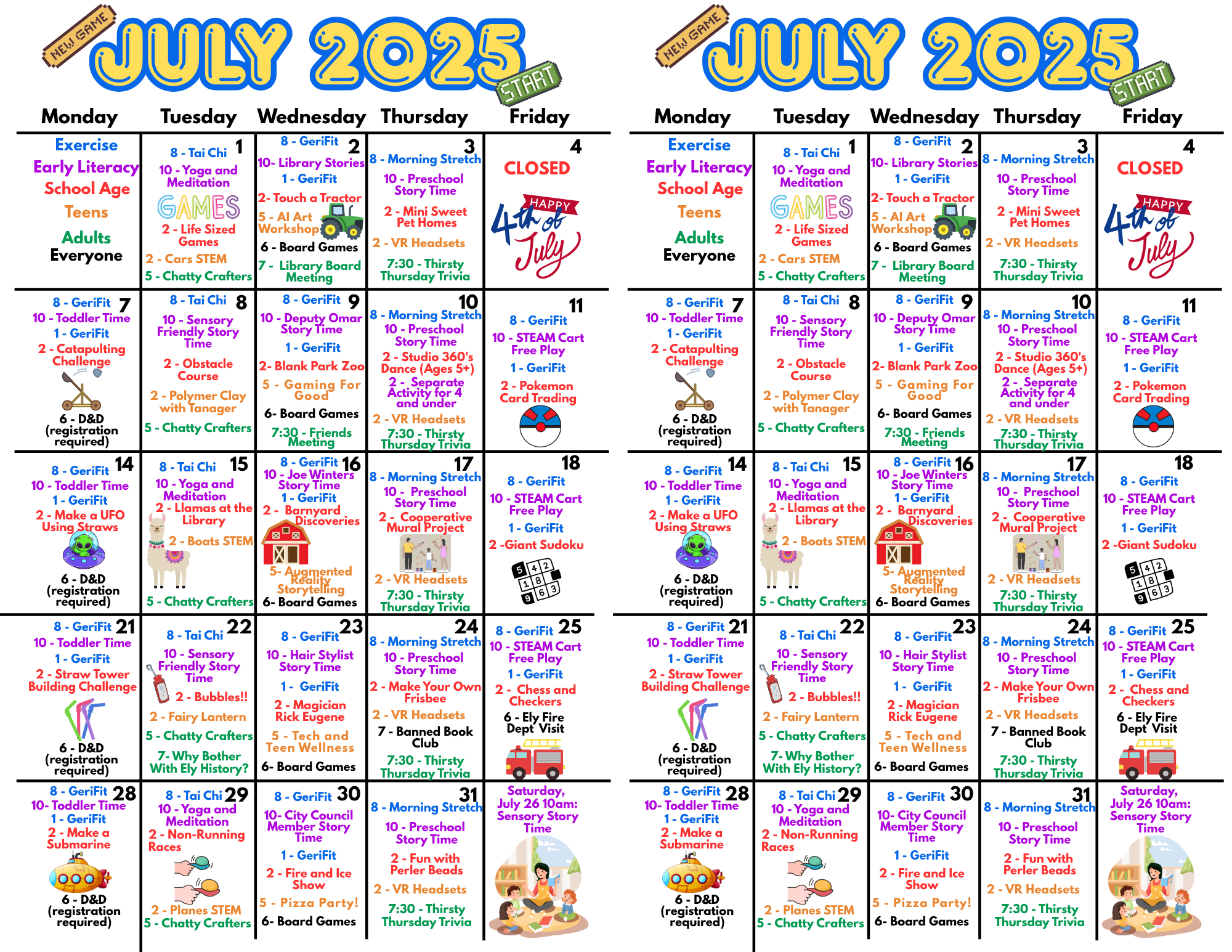July 2025 Half Sheet Calendars.png