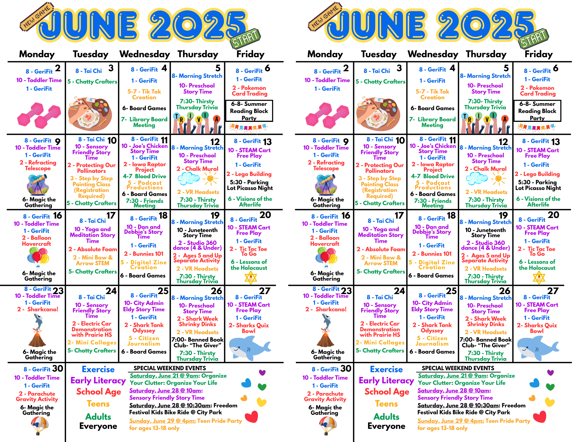 June 2025 Half Sheet Calendars.png